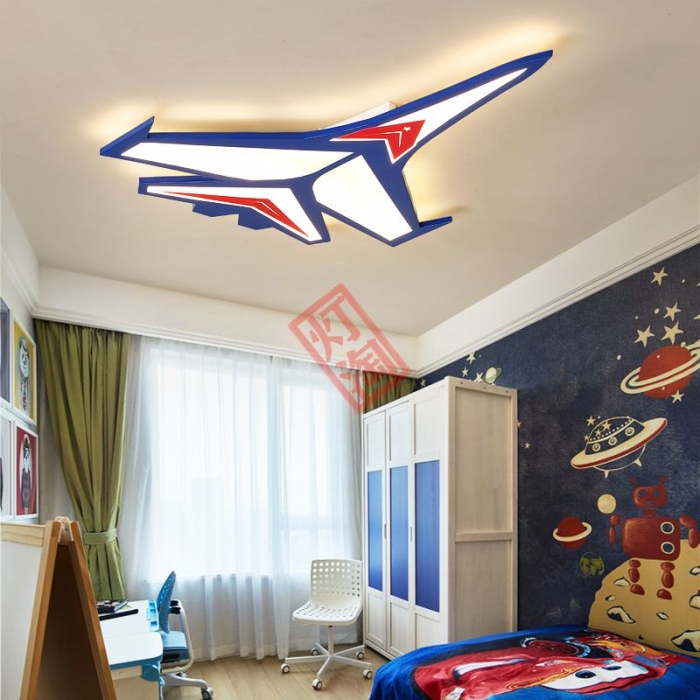 儿童创意简约卡通灯卧室灯具YX-飞机