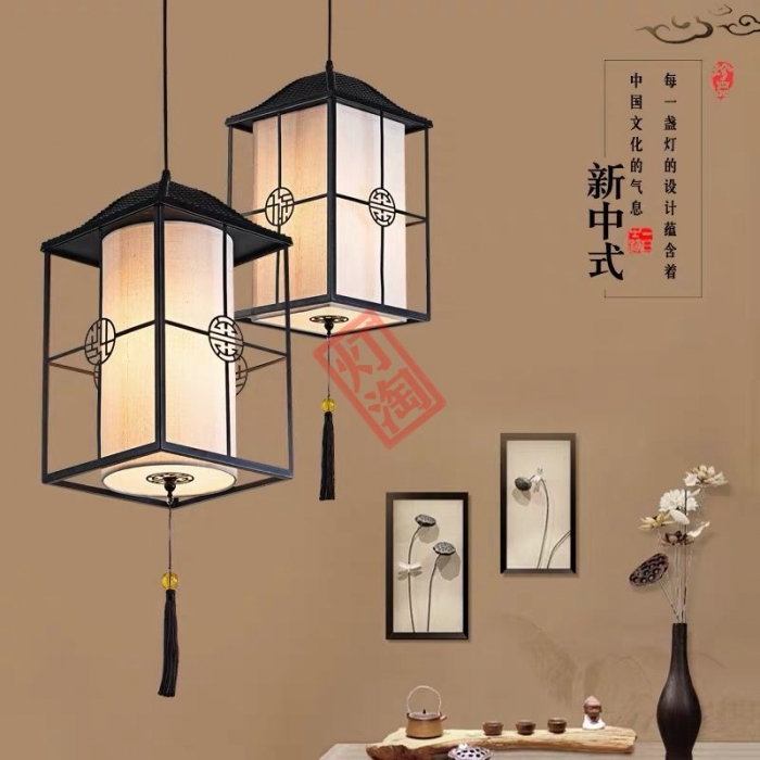新中式小吊灯走廊过道床头个性创意中国风灯具XM-D9222